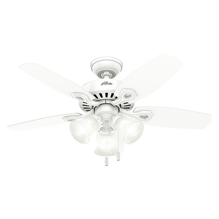 HUNTER Decorative Ceiling Fan, 42" Blade Dia., 120V AC 52105