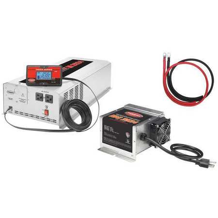 TUNDRA Automatic Inverter and Battery Charger, 25A, 2500W ICM25425