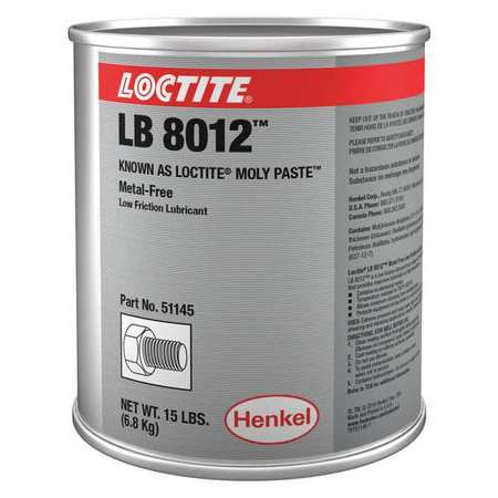 LOCTITE Anti Seize, Moly Paste, Metal-Free LB 8012(TM) Moly Paste 226801
