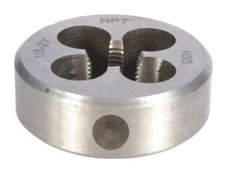 WESTWARD Solid 1-1/2 In O.D., 1/8-27NPT 314-6200