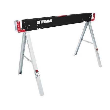Steelman Sawhorse, Work Table, 47 in., Steel 67103-G