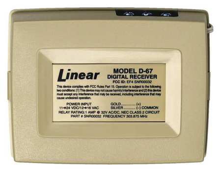 Linear One-Channel Receiver, 304 MHz D-67