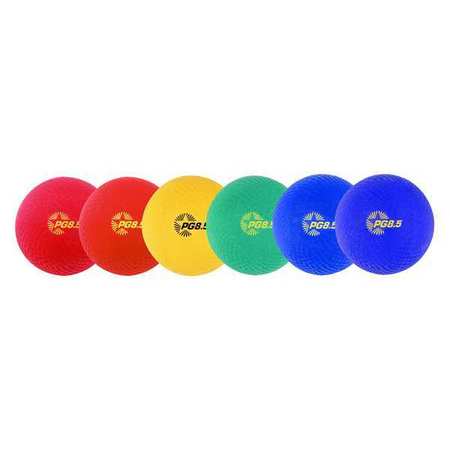 Champion Sports Playground Ball Set, Size 8.5, PK6 PGSET