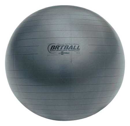 Champion Sports Exercise Ball, Flexton Silpower, 65cm, Gray BRT65