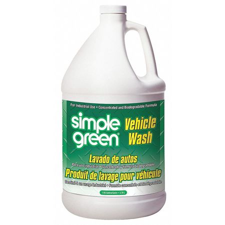 Simple Green 1 Gal. Vehicle Wash Bottle, Green, Concentrated 0210000402001