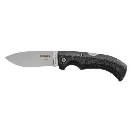Gerber Folding Knife, Fine BladeEdge, Black Handl 06064