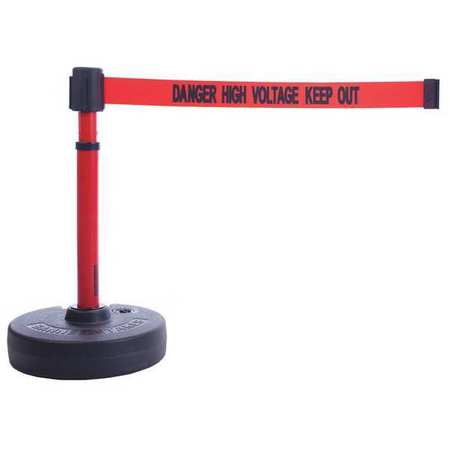 Banner Stakes PLUS Barrier System, Plastic, Red PL4096
