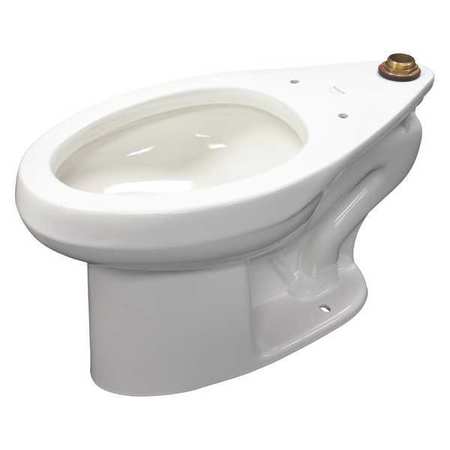 KOHLER Toilet Bowl, 1.1 to 1.6 gpf, Flushometer, Floor Mount Mount, Elongated, White K-96057