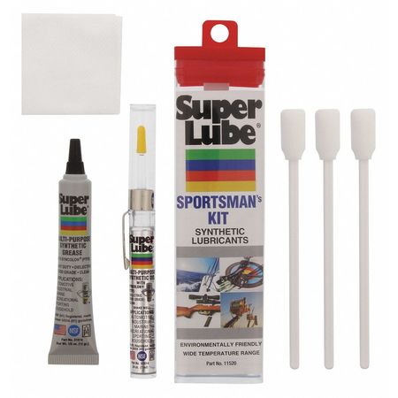 SUPER LUBE Sportsmans Grease and Oil Kit, Box, 7mL 11520