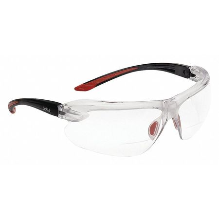 Bolle Safety Safety Reader Glasses, +2.0 Diopter, Clear 40188
