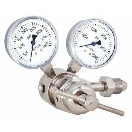 SMITH EQUIPMENT Specialty Gas Regulator, Single Stage, CGA-580, 0 to 2000 psi, Use With: Argon, Helium, Nitrogen 825-8109