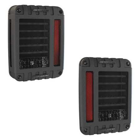 J.W. SPEAKER Tail Light Kit, Black/Red, Polycarbonate 279J