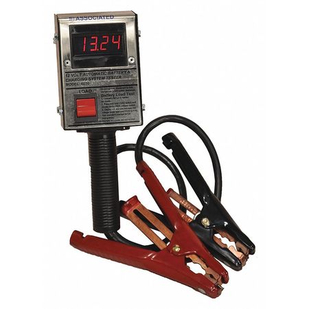 ASSOCIATED EQUIPMENT Battery Tester, Digital, 6 to 12V, 125A 6030