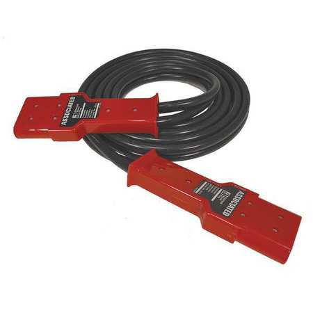 ASSOCIATED EQUIPMENT Plug-In Booster Cable Set, 800A, 12 ft. 6148