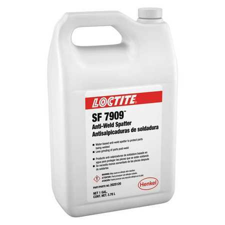 Loctite Anti-Spatter, Clear, Bottle, 1 gal. Loctite SF 7909 2025120