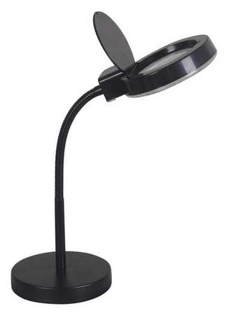 Tensor LED Magnifier Desk Lamp, Black 10C-006