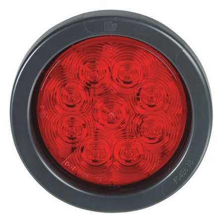 FEDERAL SIGNAL Stop-Turn-Tail Lamp, LED, Red, 4-5/16 in. L 607100-04SB