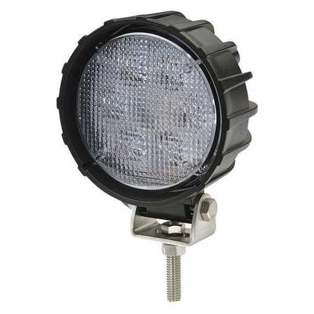 Federal Signal Flood Light, 1200 lm, Round, Adj. Mount COM1200-RND