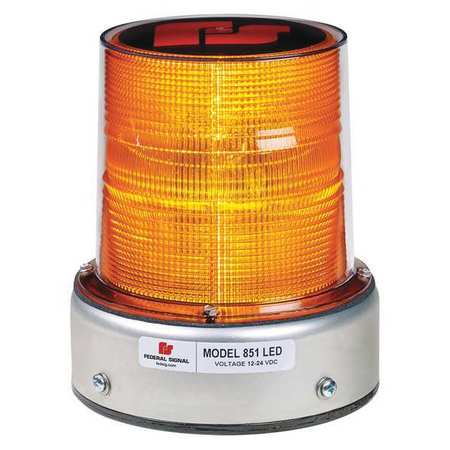 Federal Signal Beacon Light, Open Style, 7-1/2 in. H 420450-02