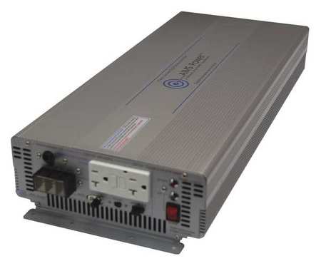 Aims Power Power Inverter, Pure Sine Wave, 6,000 W Peak, 3,000 W Continuous, 2 Outlets PWRIG300012120S