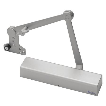 YALE Manual Hydraulic Yale 2700 Door Closer Heavy Duty Interior and Exterior, Silver 2721T 689