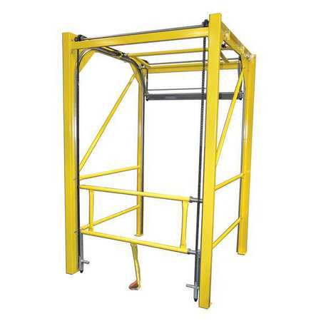 GARLOCK SAFETY SYSTEMS Vrtical Safety Gate, Manual, Steel, 108in H 301348-9660