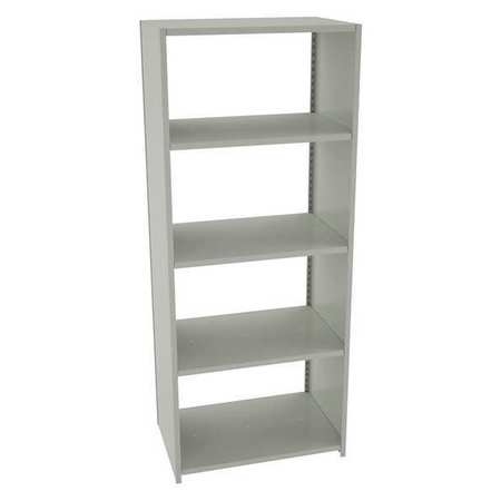 TENNSCO Boltless Shelving Unit, 24"D x 36"W x 88"H, 5 Shelves, Steel LS-5-3624-7