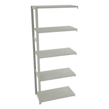 TENNSCO Boltless Shelving, 18"D x 36"W x 88"H, 5 Shelves, Steel TO-5-3618-7