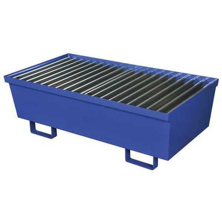 EAGLE MFG Drum Spill Containment Pallet, 74 gal Spill Capacity, 2 Drum, 2000 lb., Steel 1620ST