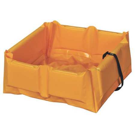 EAGLE MFG Spill Containment Folding Berm, 3 ft.W T8004FS