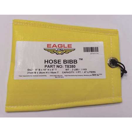 EAGLE MFG Hose Bib, 16 oz., 2 in. dia. Max Hole T8380