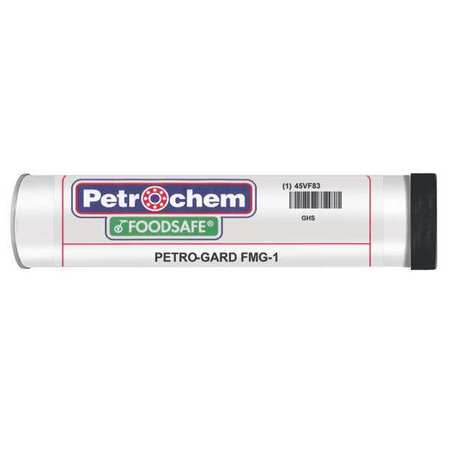 PETROCHEM Grease, Grade 1, 14 Oz., Cartridge, White PETRO-GARD FMG-1