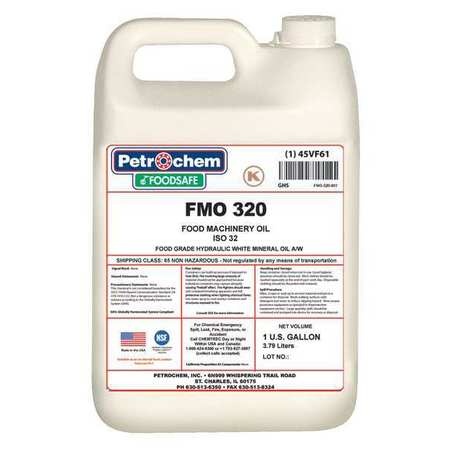 PETROCHEM 5 gal Pail, Hydraulic Oil, 320 ISO Viscosity, Not Specified SAE FMO 320-001