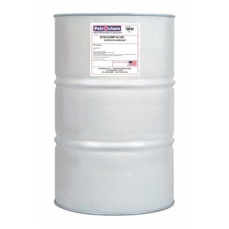 PETROCHEM Compressor Oil, 55gal, Drum, Synthetic Oil SYN COMP D-100-055
