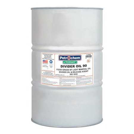 PETROCHEM 55 gal Divider Oil Drum 15/22 ISO Viscosity, 5W SAE, Clear DIVIDER OIL 90-055