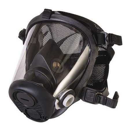 Honeywell North Full Face Respirator, S, Threaded, Headnet RU65002S