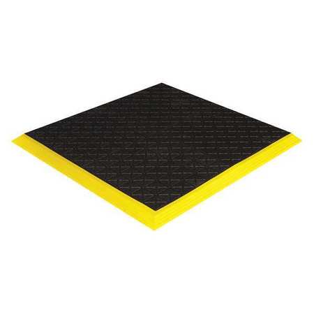 CROWN MATTING TECHNOLOGIES Interlocking Drainage Mat, Nitrile, 3 ft. 3" Wide, 3/4" Thick XT0034DB