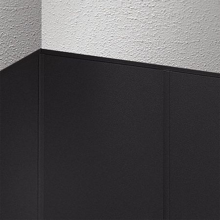 INPRO Inside Corner, Black, 1/2in H, Plastic 409