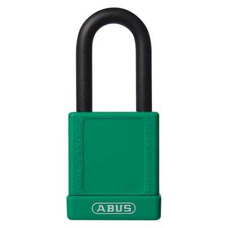 ABUS Lockout Padlock, KD, Green, 1-3/4"H, PK6 19603