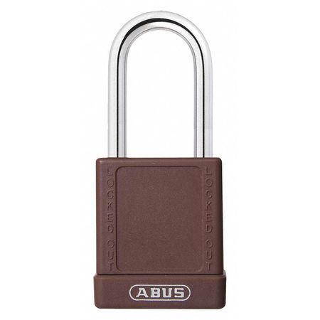 ABUS Lockout Padlock, KA, Brown, 1-3/4"H, PK3 19645