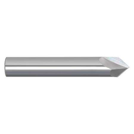 ZORO SELECT Chamfer End Mill, 3/8 in. Dia, Carbide, 209 209-082375