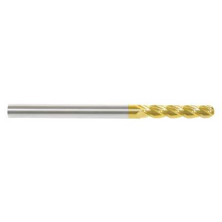 ZORO SELECT End Mill, 5/16 in.4 Flutes, TiN 229-001031