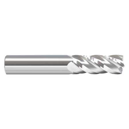 ZORO SELECT End Mill, 1/2 in.4 Flutes, Bright 284-000242