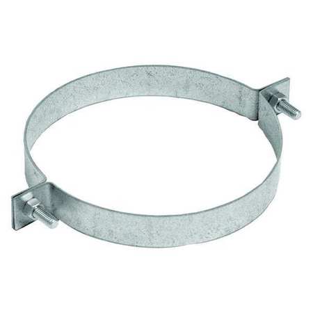 NORDFAB Pipe Hanger, 10 in Duct Dia, Galvanized Steel, 14 GA, 10 in W x 8010004214