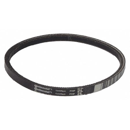 CONTINENTAL CONTITECH 2L140 Cut Edge V-Belt, 14" Outside Length, 1/4" Top Width, 1 Ribs 2L140