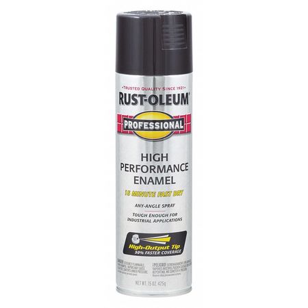 Rust-Oleum Black, Gloss, 15 Oz 7579838