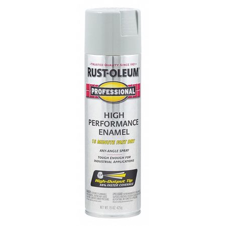 Rust-Oleum Rust Preventative Spray Paint, Light Machine Gray, Gloss, 15 Oz 7581838