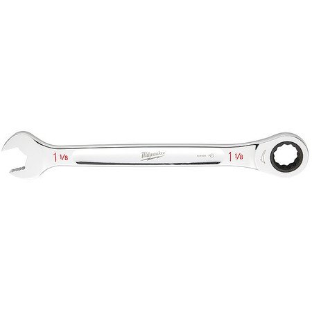 MILWAUKEE TOOL 1-1/8 in. SAE Ratcheting Combination Wrench 45-96-9236