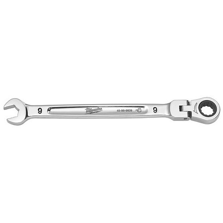 9mm Metric Flex Head Ratcheting Combination Wrench -  Milwaukee, 45-96-9609