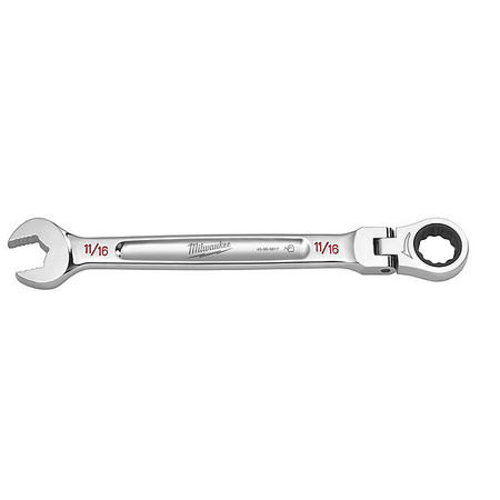 Milwaukee Tool 11/16 in. SAE Flex Head Combination Wrench 45-96-9817